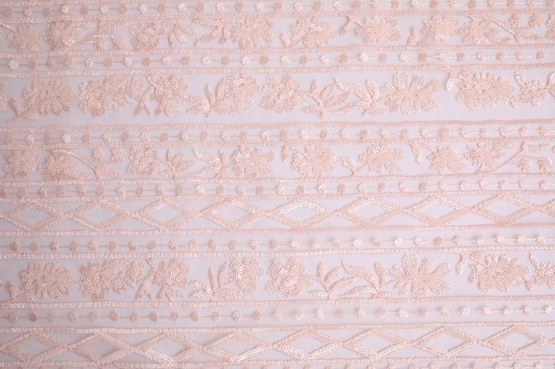 Tulle Sequin Embroidery Fabric