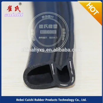 car door edging protective rubber seal strip