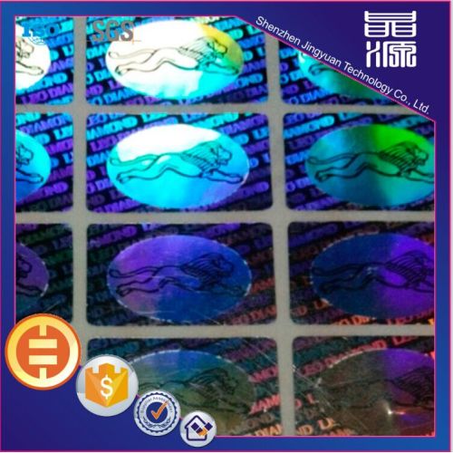 Custom PET Material Hologram Label Sticker