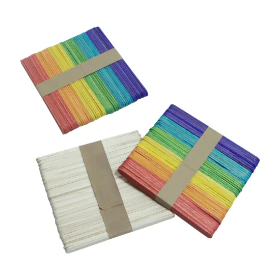 Eco-Friendly Biodegradable Popsicle Sticks - 114*10*2mm