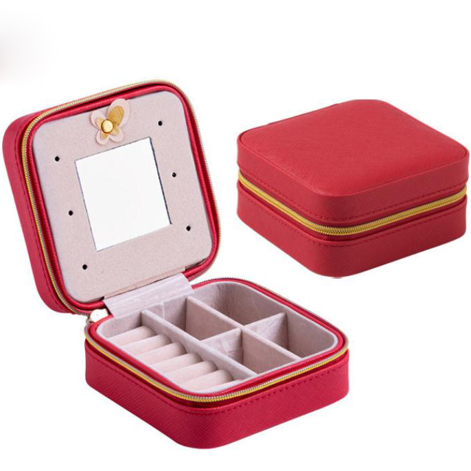 portable display cases PU jewelry box