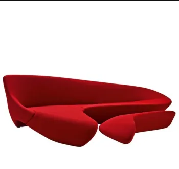 Moon Shape Half Moon System Sofa for Leisure Luxury Living Room Designs