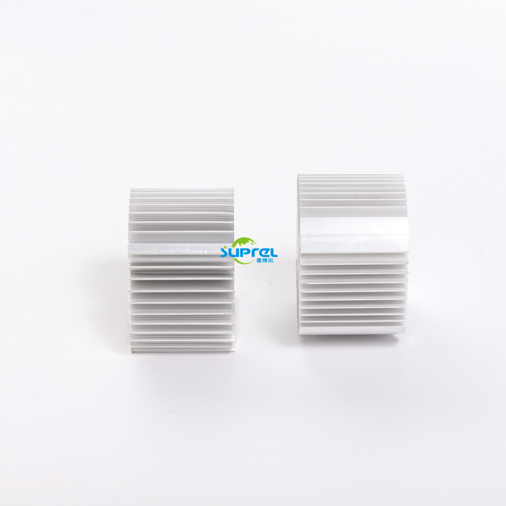 Round Lampls Aluminum Profile Heatsinks