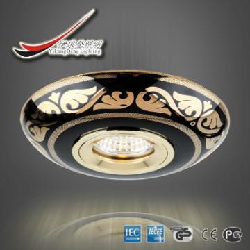 special gloden pattern ceramic ceiling spotlight with mr16 lamp cup