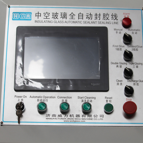 Robô de selagem de produção de vidro isolante de alta velocidade
