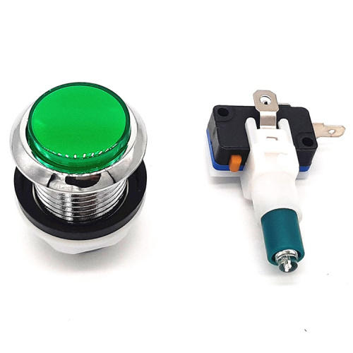 33mm Diameter Illuminated LED Arcade Push Button