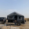 Travel Rear Caravan Trailer Mini With Solar Panel