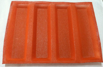 silicone baguette mold Flexible Bread Baking Forms subway bread baking tray easy clean bread tray made in China