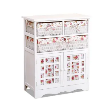 Wooden Dressing Makeup Dresser With Mirror And Drawer