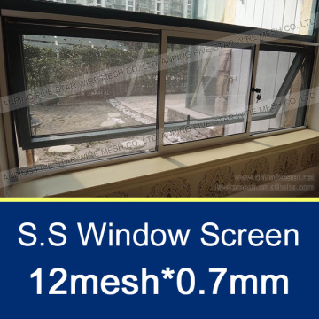 12mesh*0.7mm Stainless Steel Fine Mesh Screen