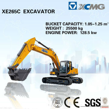 China XCMG excavator XE265C 25 tons of crawler excavator