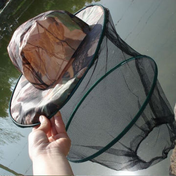 Windproof Unti Mosquito Folding Hat Outdoor Fishing Hats Wild Bucket Caps 3pcs