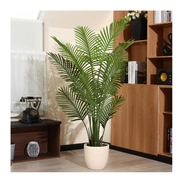 Linwoo JS2933 Palma artificial al aire libre en macetas - Árboles de plantas falsas para decoración del hogar