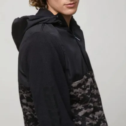 Mens Polar Fleece Cami Printed Hoodies