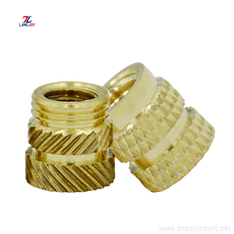 CNC Knurled Brass Insert Nut for Insert Molding