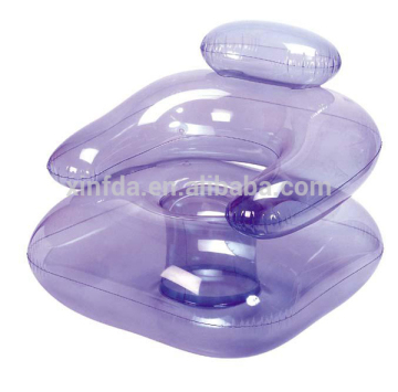 High quality transparent inflatable comfortable single sofa chair
