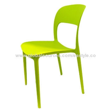 Dining Chair, Made of Polypropylene, for Indoor/Outdoor Use