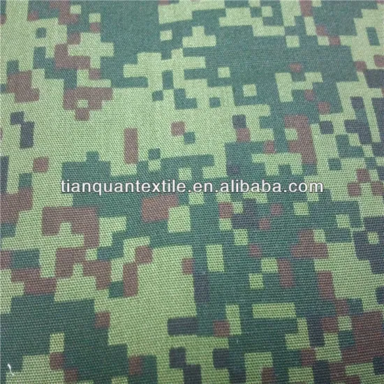 spun polyester camouflage fabric wholesale for uniform