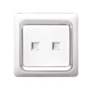 V30 2 Gang Computer Socket