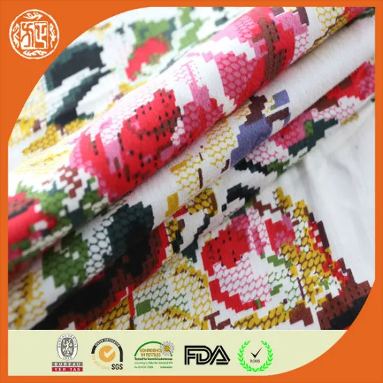2014 China high quality printed child garment fabric