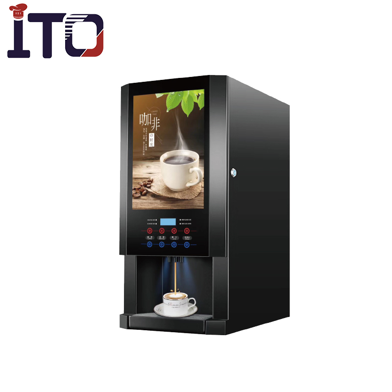 High-Quality Four Flavor Automatic Coffee Dispenser: Your Solution for Commercial Hot and Cold Beverages