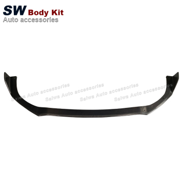 Bibir depan gentian karbon sebenar untuk bumper Suzuki Swift