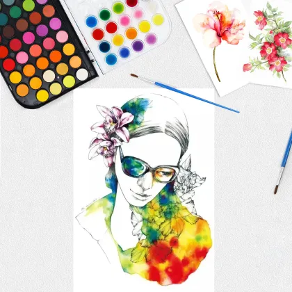 Wholesale Non Toxic Watercolor Paint Set for Children - Graffiti Gouache DIY Paint