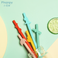 Recyclable Juice Straw Safety Assured Silicone Straw