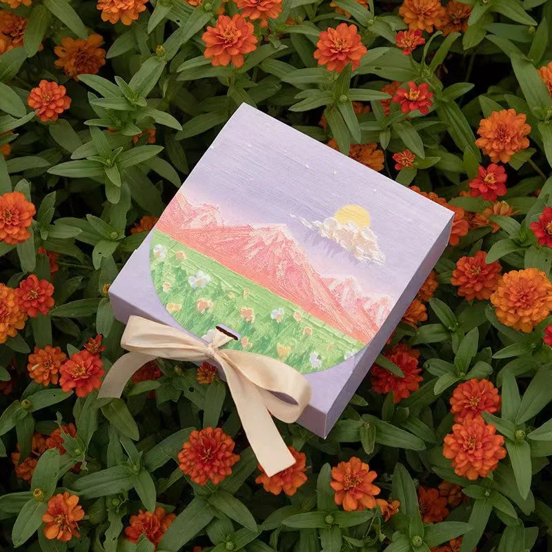 Customized oil painting exquisite printing gift box