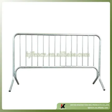 Hot dipped galvanized steel barricade