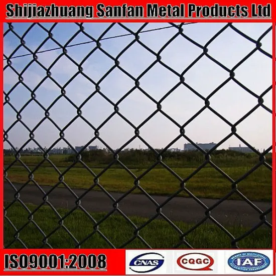 4' 5' 5cm pvc chain link fencing mesh