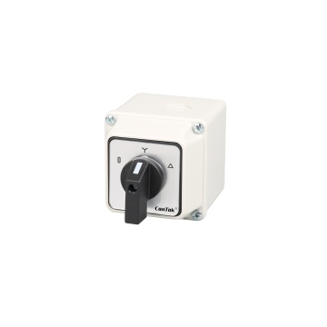 Cantak LW26-20 0-Y-D IP65 Distribution Switch - Star Delta with Protective Box