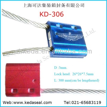 Adjustable Customs cable seals KD-306 high security cable seal