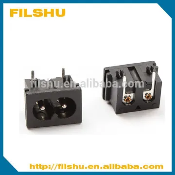 C8 2 pin AC power industrial inlet electrical socket