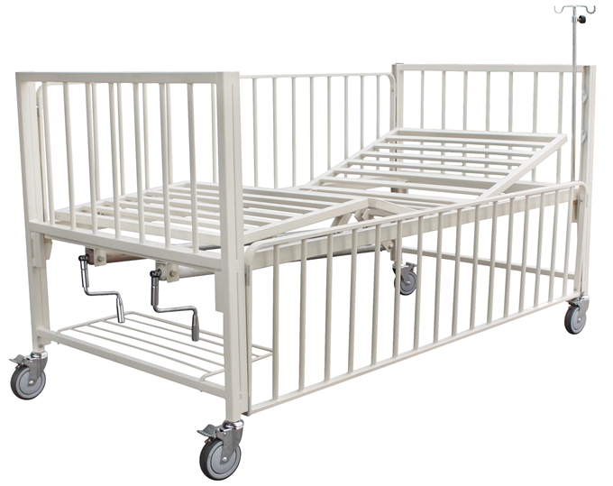 Medical Children Clinic Bed With Cranks