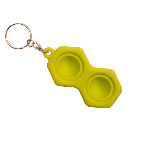 Accessory Plastic Keychain Stress relief silicone accessory plastic keychain Supplier