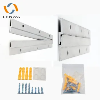 LENWA ALUMINIUM Lowes Heavy Duty Wall Mounting Kit for Large Shelves