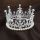 Fashion Full Round Pearl Pageant Crowns