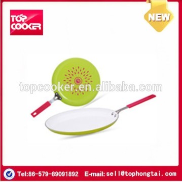 Popular aluminum ceramic coating cast iron pancake pan