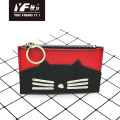 Cartoon cat style multi-function ladies pu wallet