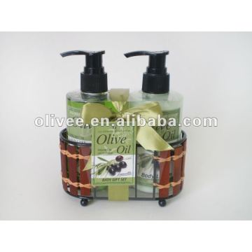 natural olive bath set/ bath supplies