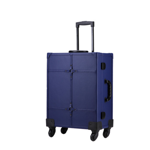 Hot sale Professional PU Makeup Station Case with Lights