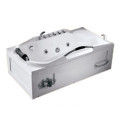 Portable Massage Whirlpool Bathtub - ABS White Bathroom Fixture