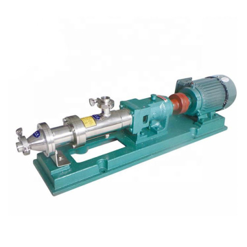 Stainless Steel High Viscosity SS Dosing Screw Pump with Feeder and Hopper
