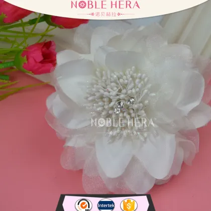 White jewelry pin brooch