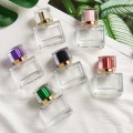 Elegant Luxury Glass Spray Bottles with Acrylic Cap