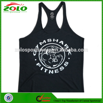2015 New Arrival Good Quality Adult Men's Custom Made Printing Gym Singlet, Fitness Singlet