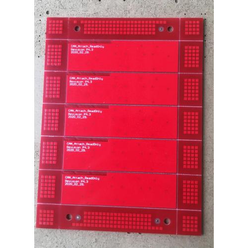 2 layer 1.6mm PCB with Red solder