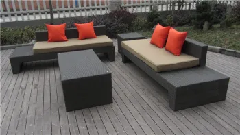 Corsica Island Style Wicker Sofa Set Rattan Garden Furniture Sets Sale
