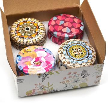 Wholesale Custom Homemade Luxury Tin Candles Gift Set